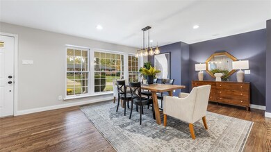 Beautiful hardwood floors throughout the main leve