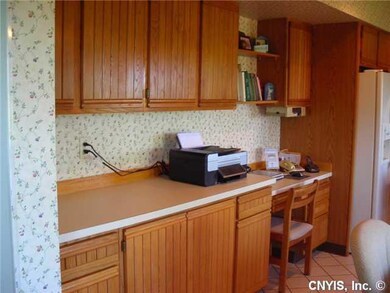 Kitchen desk area
