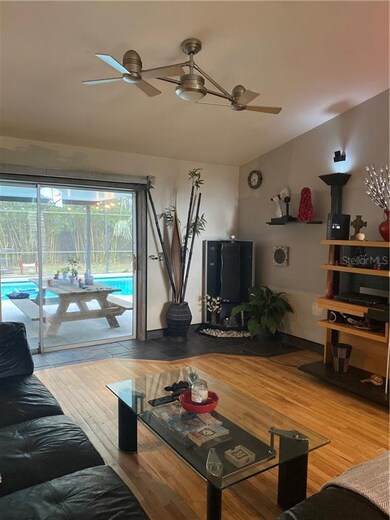 Open Living area with access to Sliding glass door