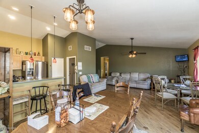 Great room from dining area