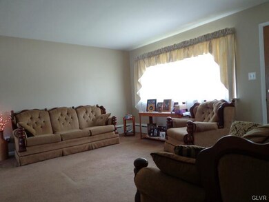 The livingroom has wonderful space for furniture placement!