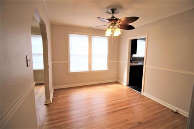 DINING ROOM: Roomy dining. Updated lighting