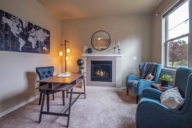 Office with Fireplace