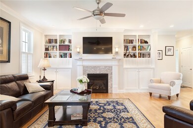 Custom cabinetry, crown molding