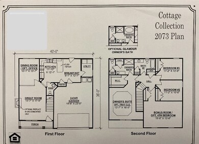 Floor plan feature 4 bedrooms (all upstairs) and 2.5 bathroom. Formal dining/ office downstairs.
