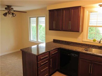 Kitchen new kitchen with maple cabs, granite, porc
