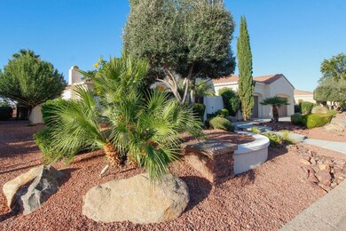 Front and Side Yard of Home