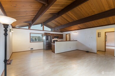 Looking into dining area