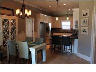 open concept entertaining space