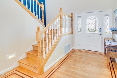 Front Entry and stair case