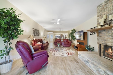 Another view of Living and Dining Rooms from Rear Patio