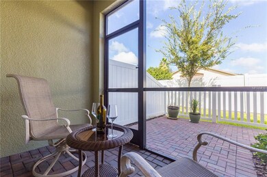 Lovely patio with brick pavers. Plenty of privacy!