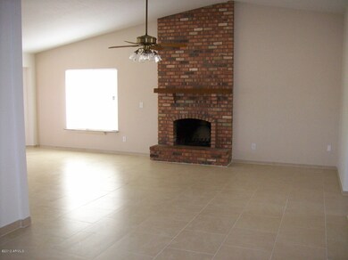 Family room with fireplace