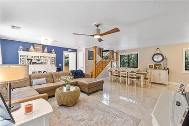 Wide open floor plan with 24