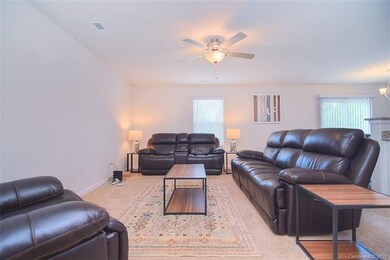 Great open floor plan with large living room just 