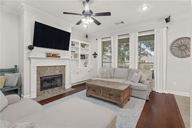 Living room view from front entry way