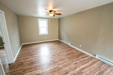 View of the homes living room. The property has be