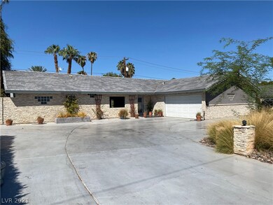 Driveway and front of house