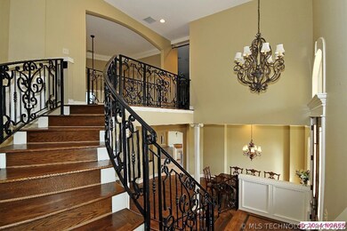 Hardwoods throughout the home and Iron work by Rob