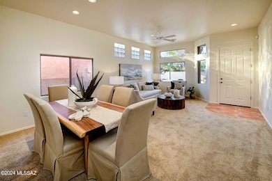 Living Rm & Dining Rm w/ High Ceilings