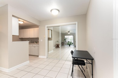 Dining Area with closet
