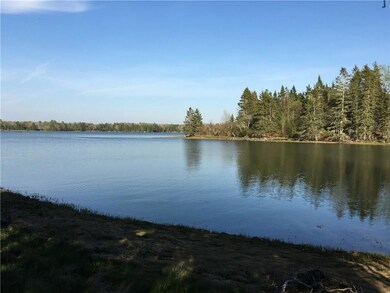 Looking back across cove and...