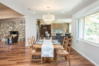 Dining room also opens to the kitchen with breakfa