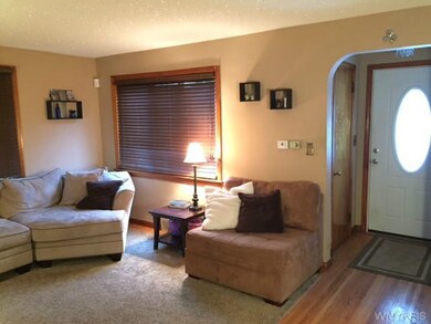 Living Room Front entrance into living room
