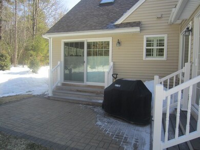 This large double paved patio is...