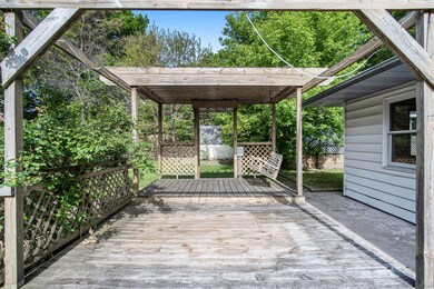 Pergola with swing