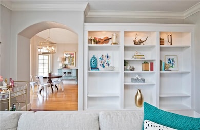 built ins in living room