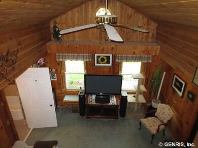 Living Room Vaulted ceiling living room