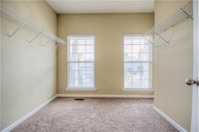 Plenty of space in this large master closet!