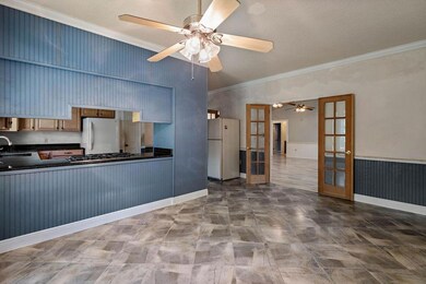 Spacious informal dining space off the kitchen.