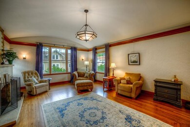 Living room with lots of natural lighting
