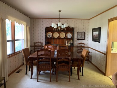 Formal dining combined with formal living.