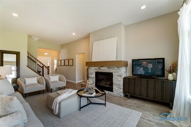 Great Room view of Keystone model floor plan