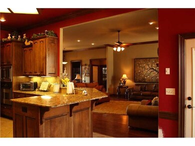 Kitchen. Granite Countertop with bar seating just off living room great for entertaining and cooking