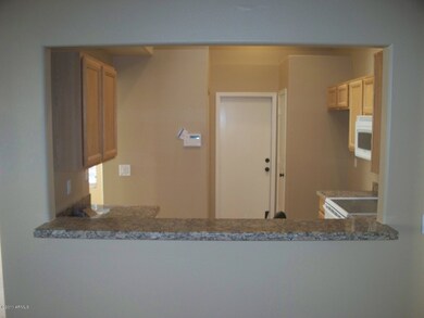 View into kitchen from Living Room