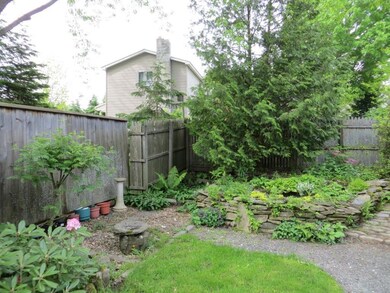 In the back yard you have your own...