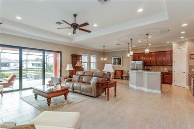 Open Family Room, Dining, Kitchen