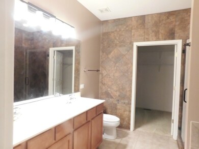 Beautiful Tile work, and Double Sink Vanity in Mas