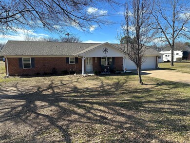 View of front of home featuring an attached garage