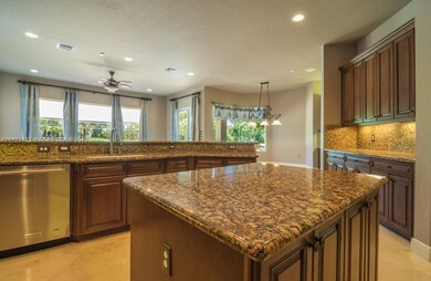 Large kitchen with Island. All new stainless steel Kitchen aid appliances. 