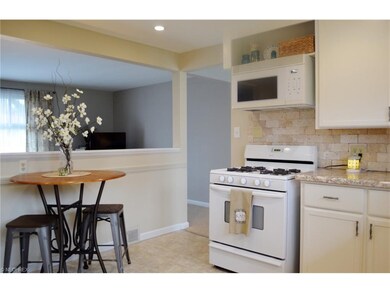 Updated kitchen with open view