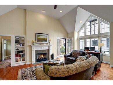Vaulted ceiling, architecturally appealing window,