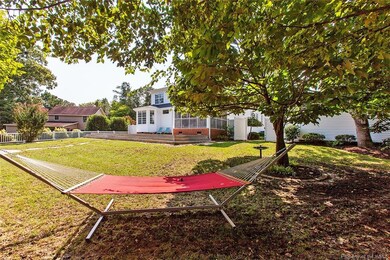 Spacious Backyard. Hammock Looks Inviting Doesn't 