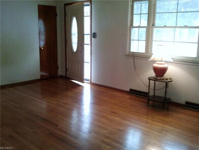 Living room with hardwood floors