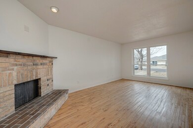 WOOD BURNING FIREPLACE