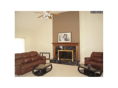 Great Room is spacious and offers high ceilings an